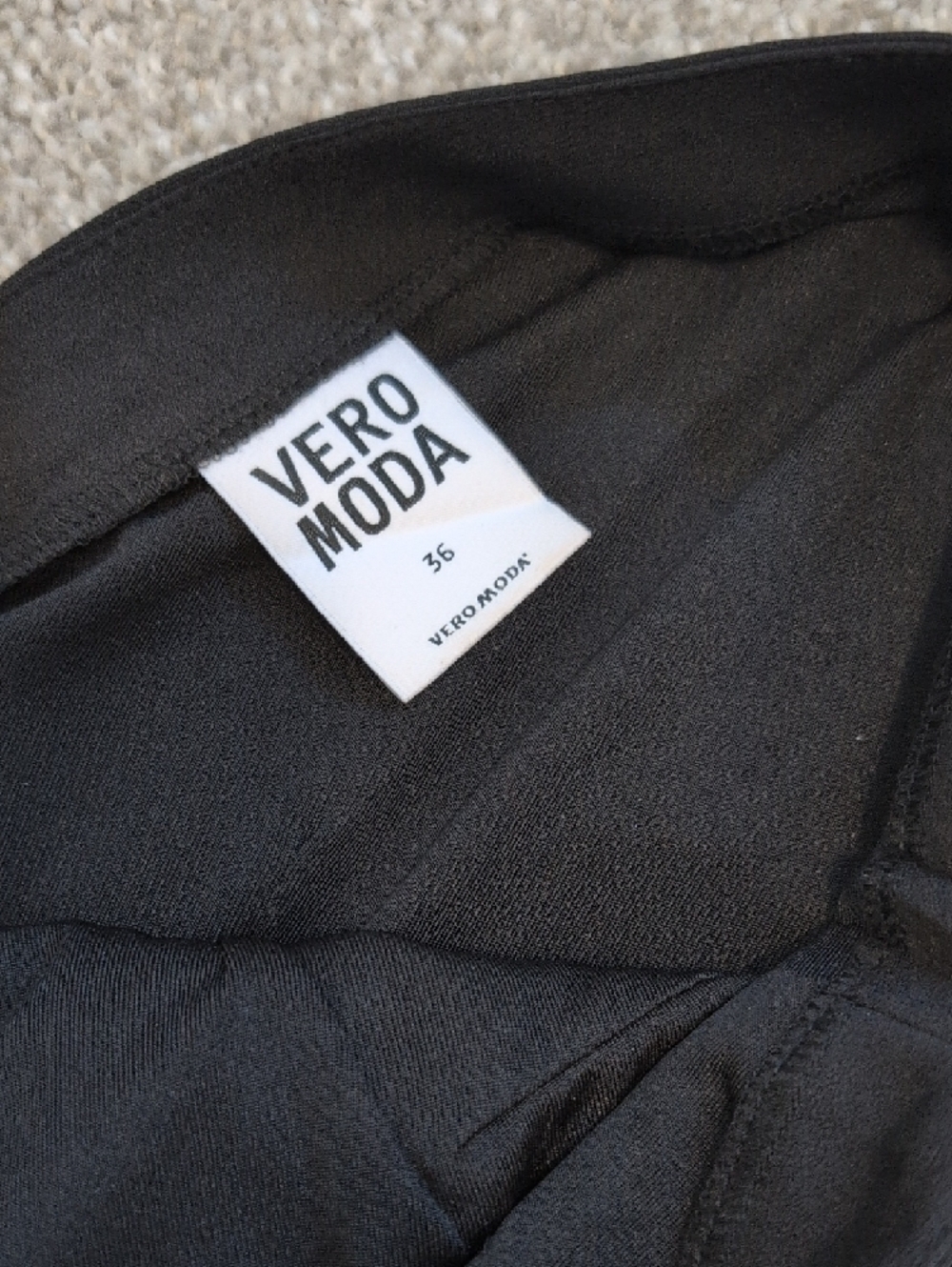Vero Moda | Black Sheath Dress with Gold Lace Details - Picture 2 of 4